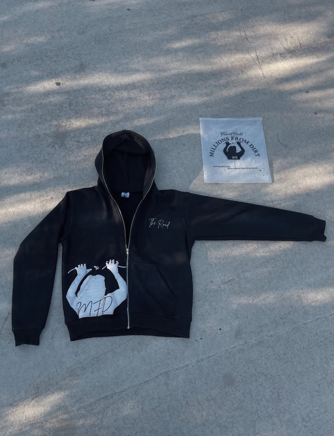 MFD- EXCLUSIVE FULL ZIP BODY BAG HOODIE